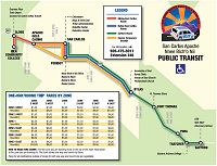 San Carlos Fixed Route Map